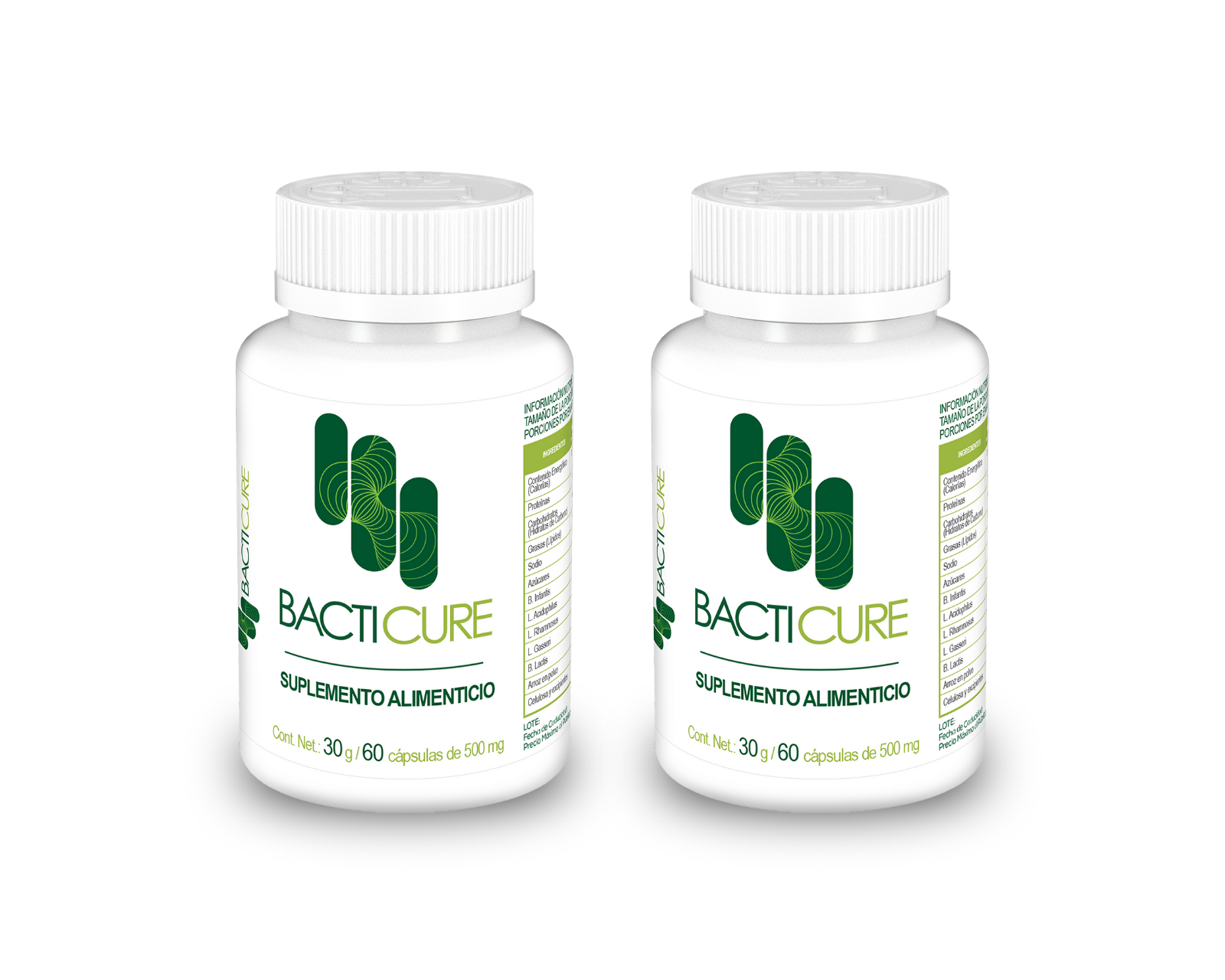 Foto 1 | Suplemento Bacticure Probióticos 2 Pack