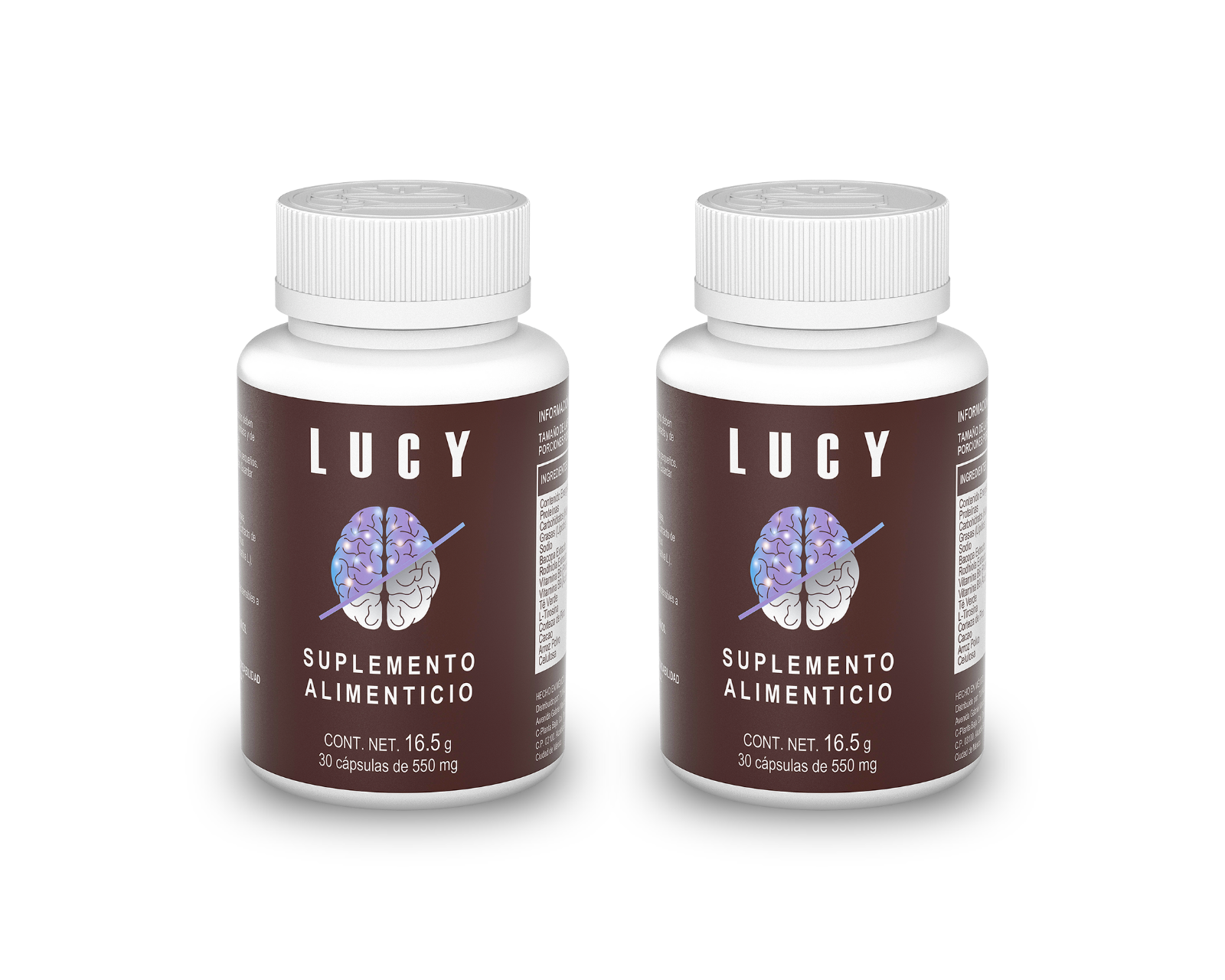 Foto 2 pulgar | Suplemento Lucy  Bacoppa Monnieri + Vitamina B6 2 Pack