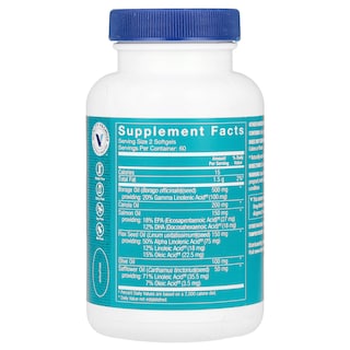 Foto 2 | Complementa The Vitamin Shoppe Omega 3-6-9 120 Cápsulas Blandas - Venta Internacional.