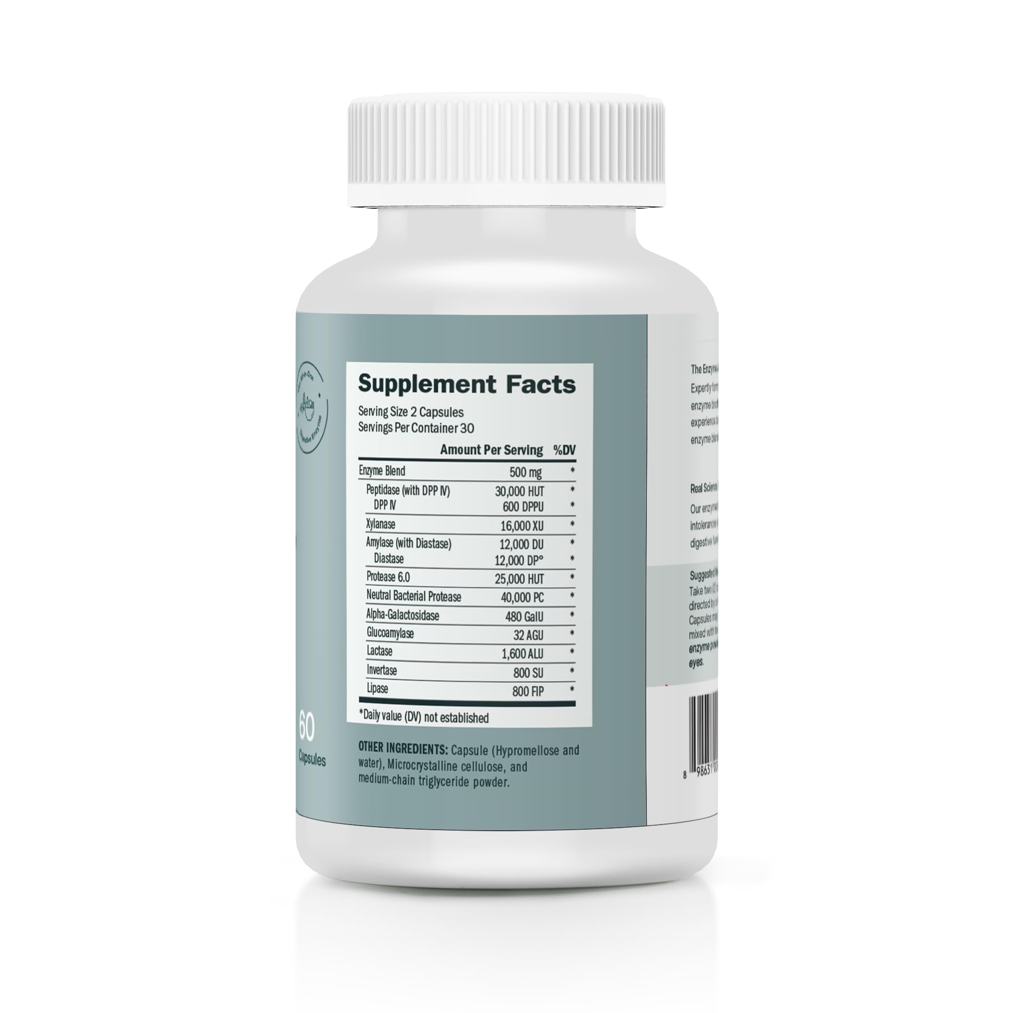 Foto 3 pulgar | Suplemento De Enzimas Digestivas Houston Enzymes Trienza 60 Cápsulas - Venta Internacional.