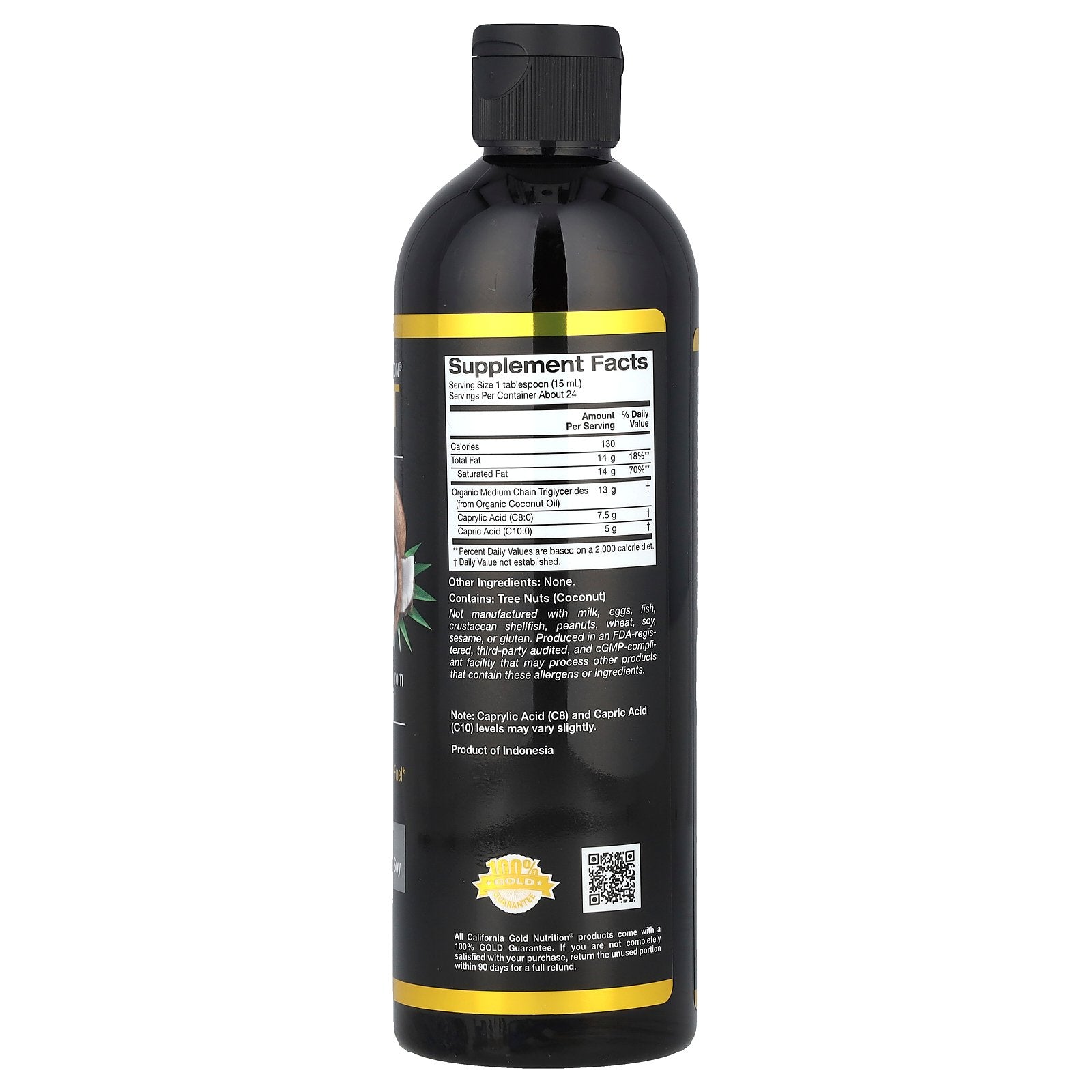 Foto 3 pulgar | Aceite Mct California Gold Nutrition Sport Organic 355 Ml - Venta Internacional.