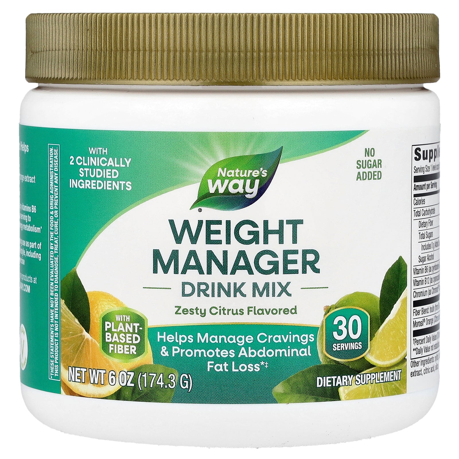 Foto 1 | Drink Mix Nature's Way Weight Manager Zesty Citrus 174 3 G - Venta Internacional.