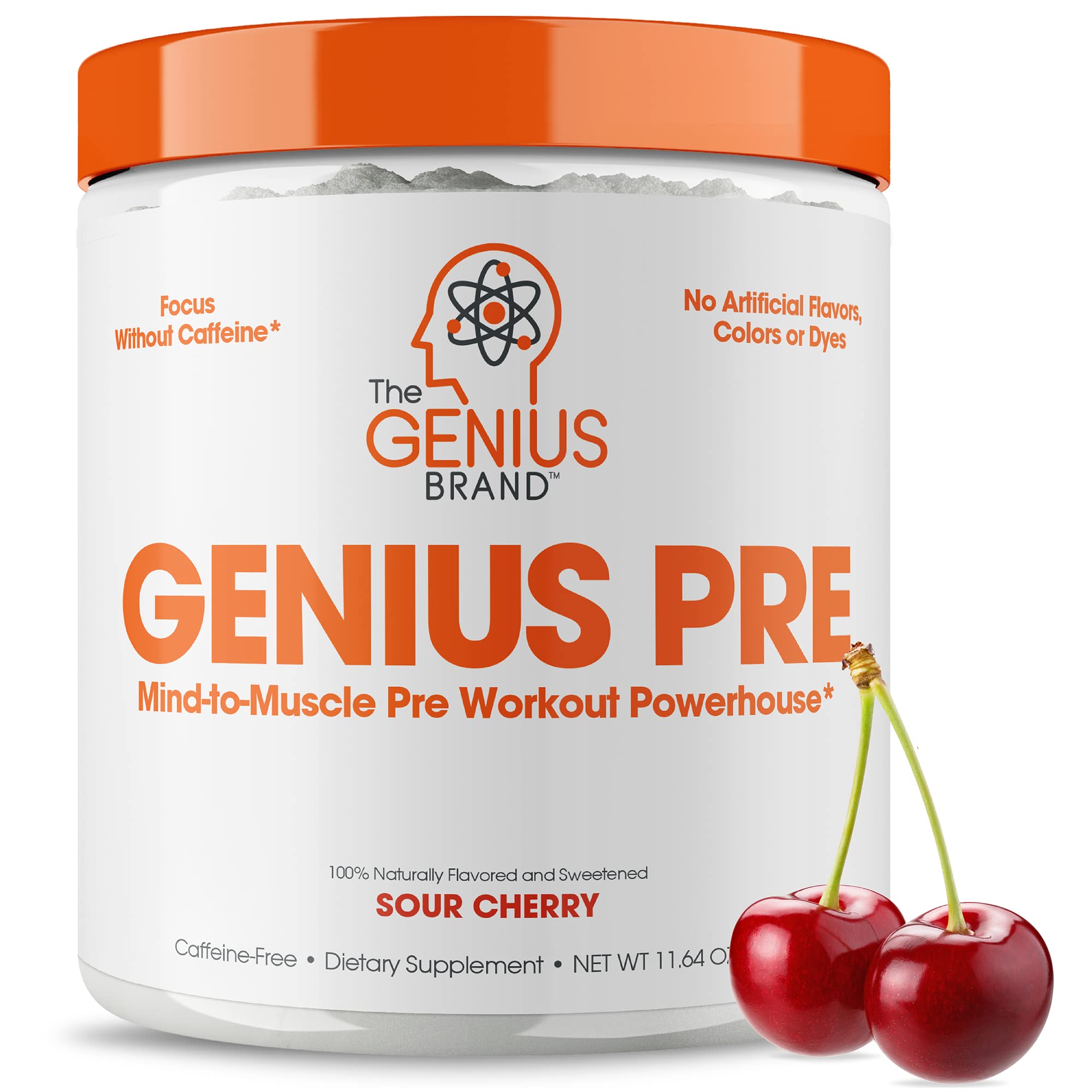 Foto 2 pulgar | Pre-workout Boosted Energy Genius Pre Sin Cafeína  20 Porciones - Venta Internacional.