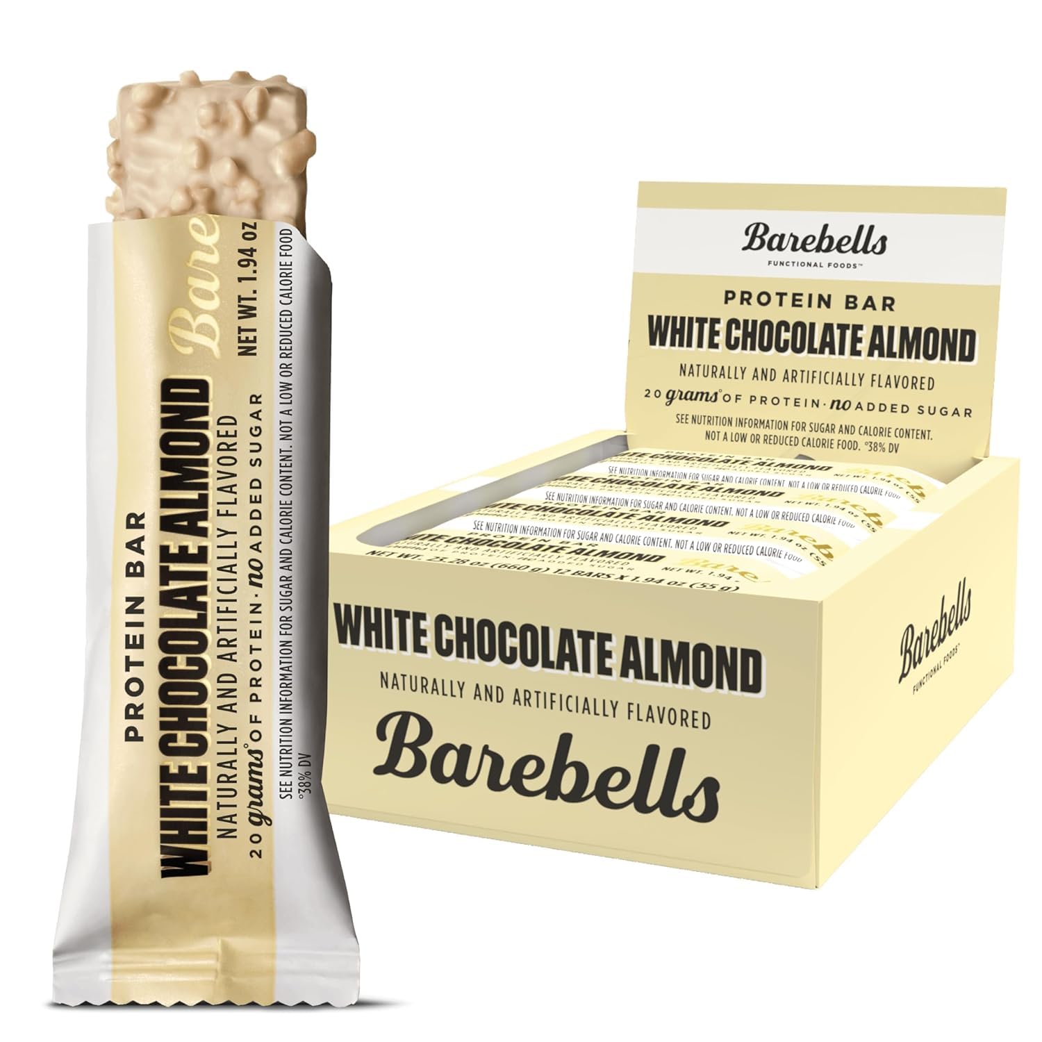 Foto 2 pulgar | Barra De Proteína Barebells  Chocolate Blanco Y Almendras  20 G X 12 - Venta Internacional.