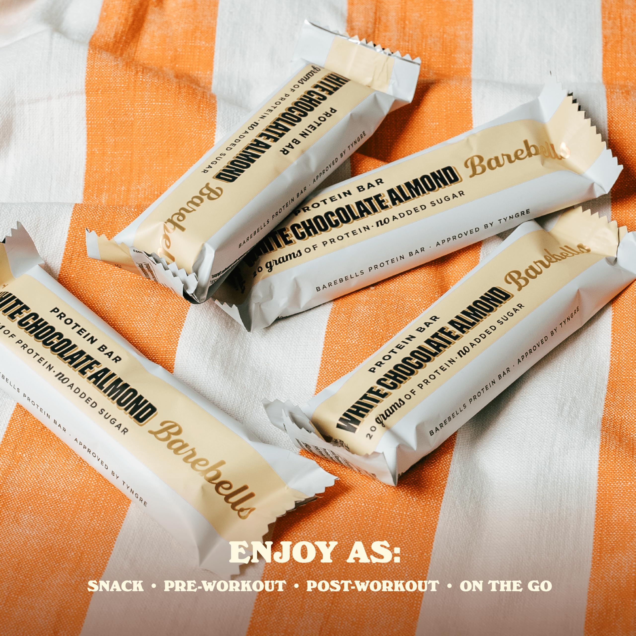 Foto 5 pulgar | Barra De Proteína Barebells  Chocolate Blanco Y Almendras  20 G X 12 - Venta Internacional.