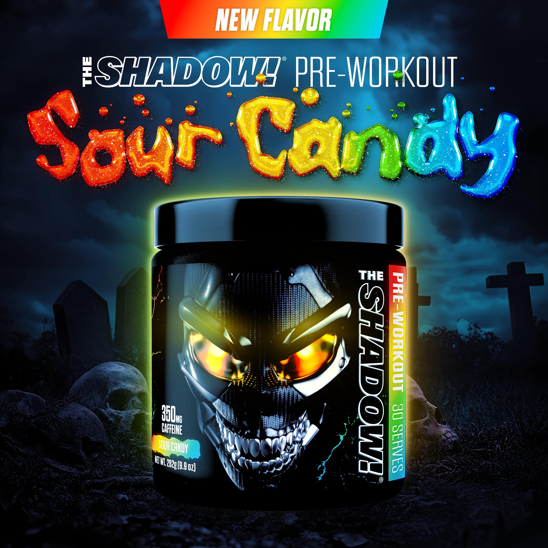 Foto 4 pulgar | Preworkout Jnx Sports ¡la Sombra! Caramelos Amargos Con 350 Mg De Cafeína - Venta Internacional.