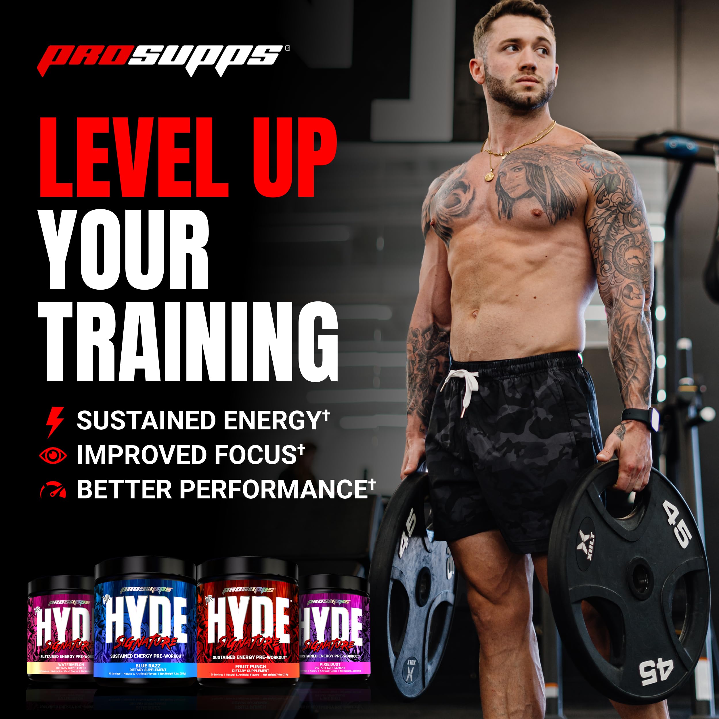 Foto 3 pulgar | Preentrenamiento Prosupps Mr. Hyde Signature Blue Razz 30 Porciones - Venta Internacional.