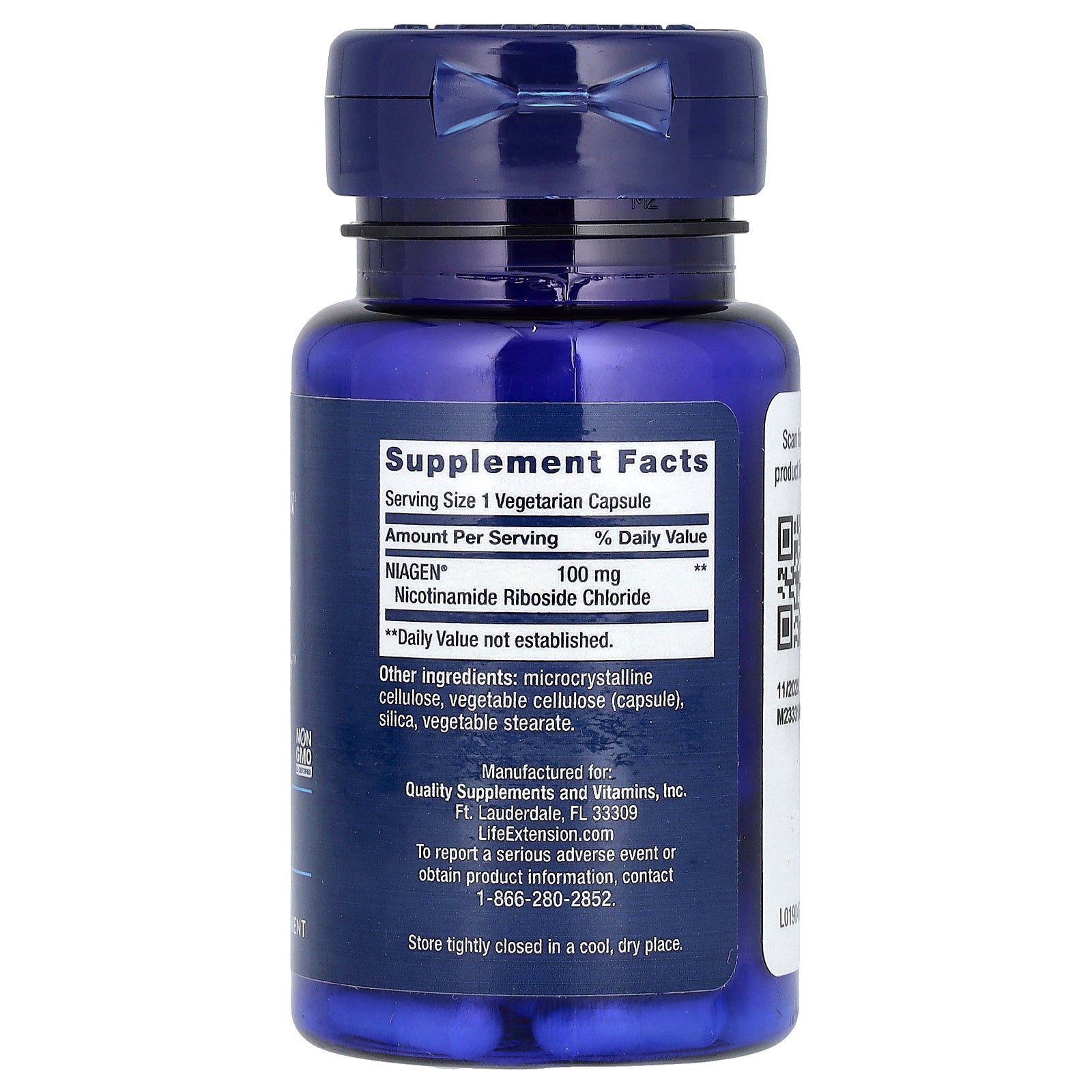 Foto 3 pulgar | Regenerador Celular Supplement Life Extension Nad+ 100 Mg 30 Cápsulas - Venta Internacional.