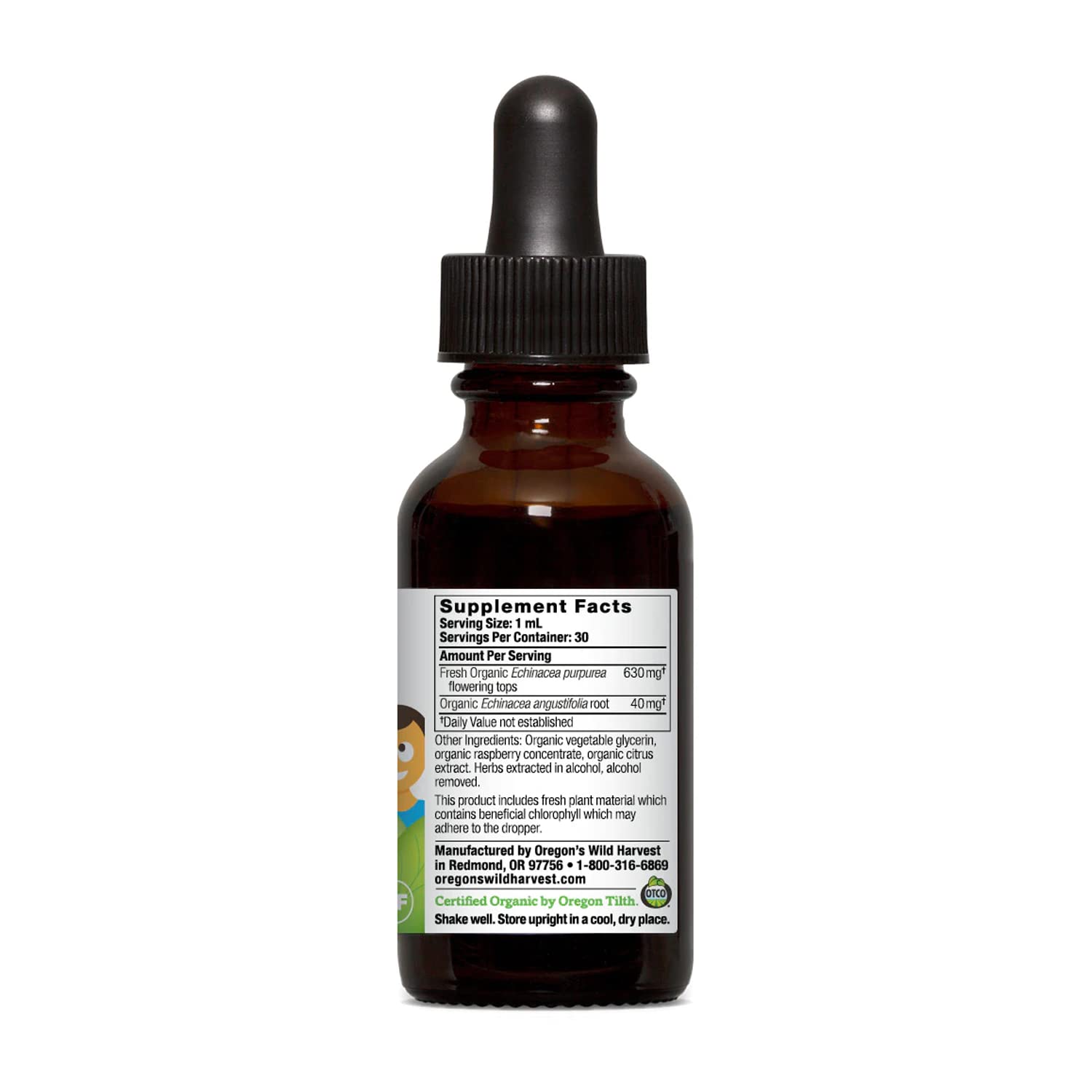 Foto 3 pulgar | Suplemento De Equinácea Infantil Oregon's Wild Harvest  30 Ml - Venta Internacional.