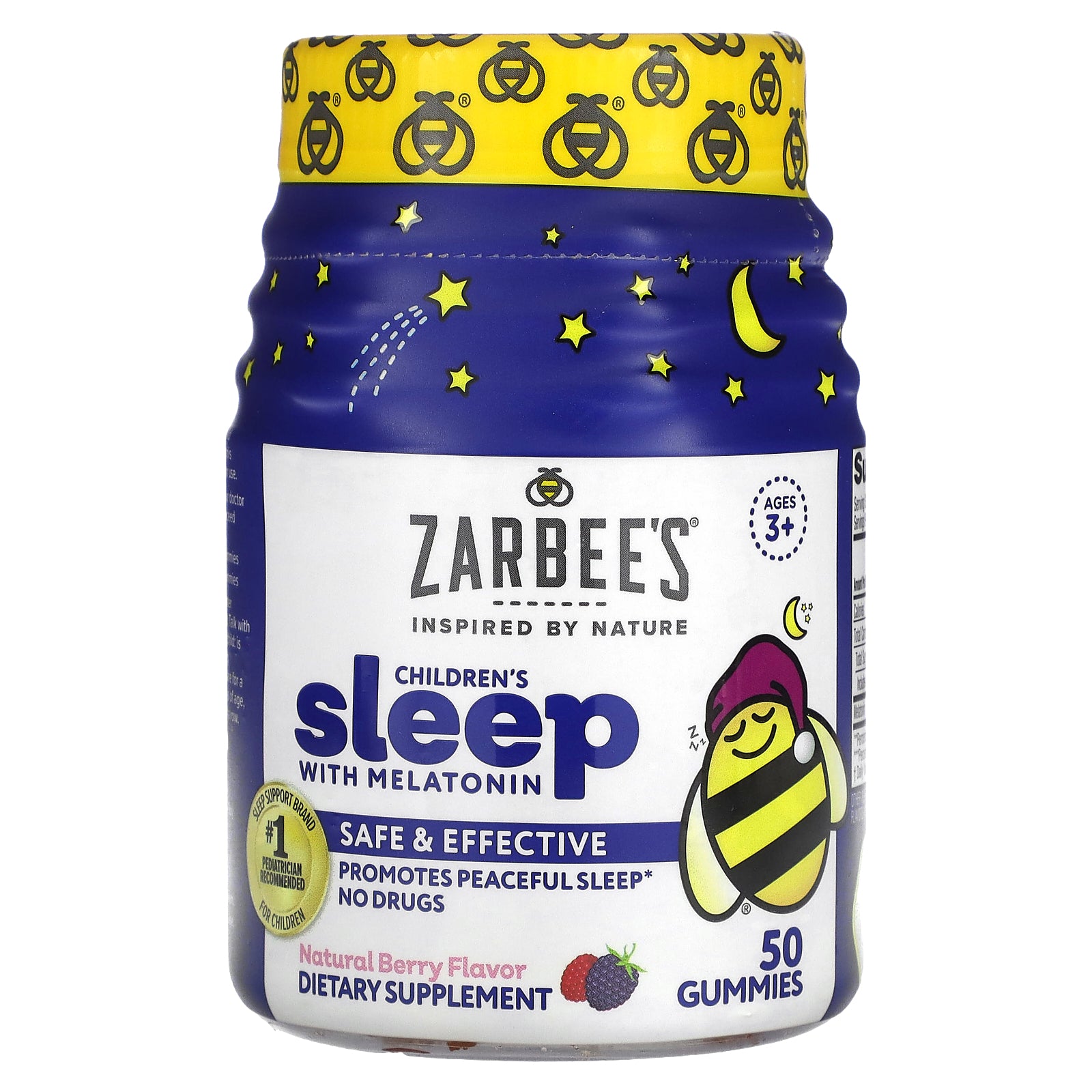 Foto 2 pulgar | Complementa Zarbee's Children's Sleep Con Gomitas De Melatonina Para Mayores De 3 Años Y 50 - Venta Internacional.