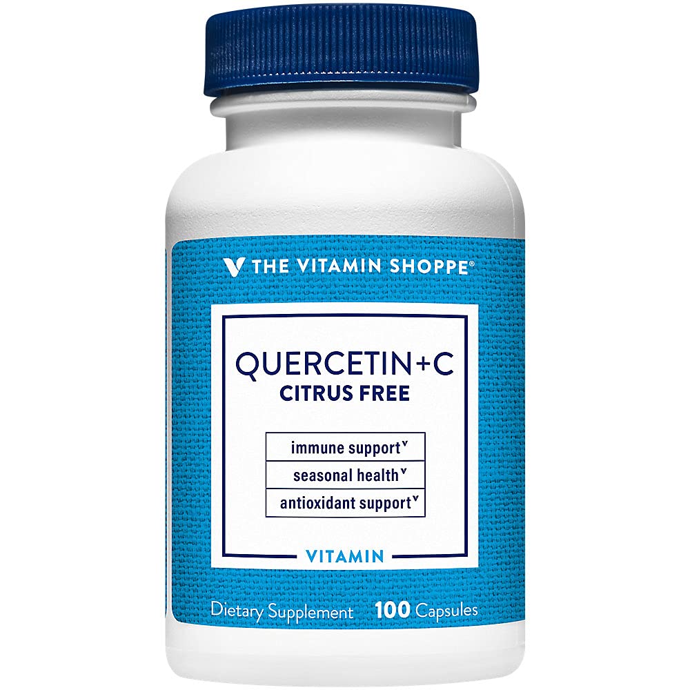Foto 1 | Complementa The Vitamin Shoppe Quercetina Y Vitamina C 100 Cápsulas - Venta Internacional.