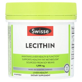 Foto 1 | Suplemento Swisse Ultiboost De Lecitina 1200 Mg 180 Cápsulas - Venta Internacional.