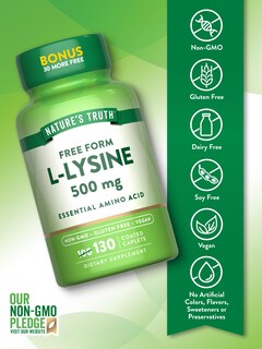 Foto 3 | Suplemento Nature's Truth L-lisina 500 Mg 130 Cápsulas - Venta Internacional.