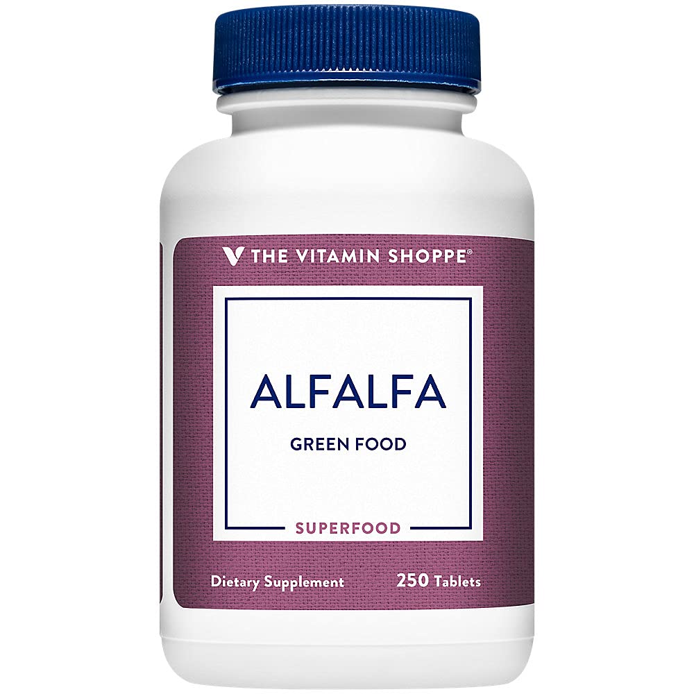 Foto 2 pulgar | Suplemento The Vitamin Shoppe De Alfalfa 500 Mg 250 Comprimidos - Venta Internacional.