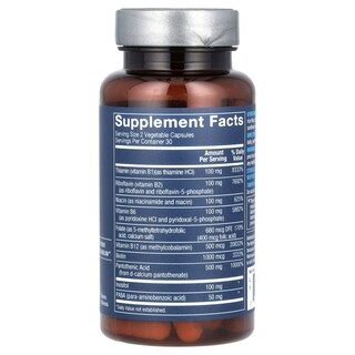 Foto 2 | Suplemento Vthrive Bioactive B-complex 60 Cápsulas Vegetales - Venta Internacional.