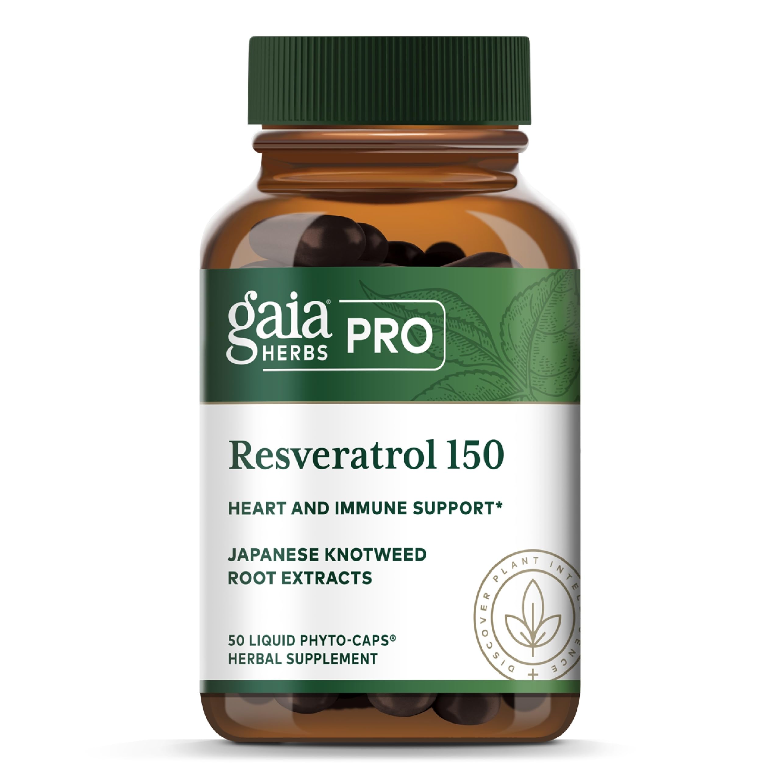 Foto 2 pulgar | Suplemento Gaia Herbs Pro Resveratrol 150 Para La Salud Del Corazón  50 Cápsulas - Venta Internacional.