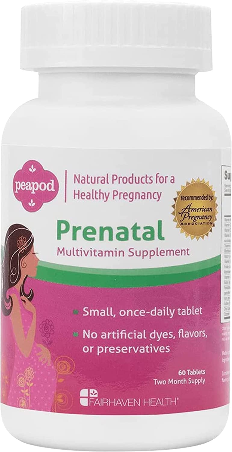 Foto 2 pulgar | Multivitamínico Prenatal Fairhaven Health Peapod 1 Por Día  60 Tabletas - Venta Internacional