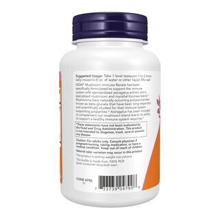 Foto 3 | Suplemento Alimenticio Now Foods Mushroom Immune Renew De 100 Ml Con Astrágalo - Venta Internacional