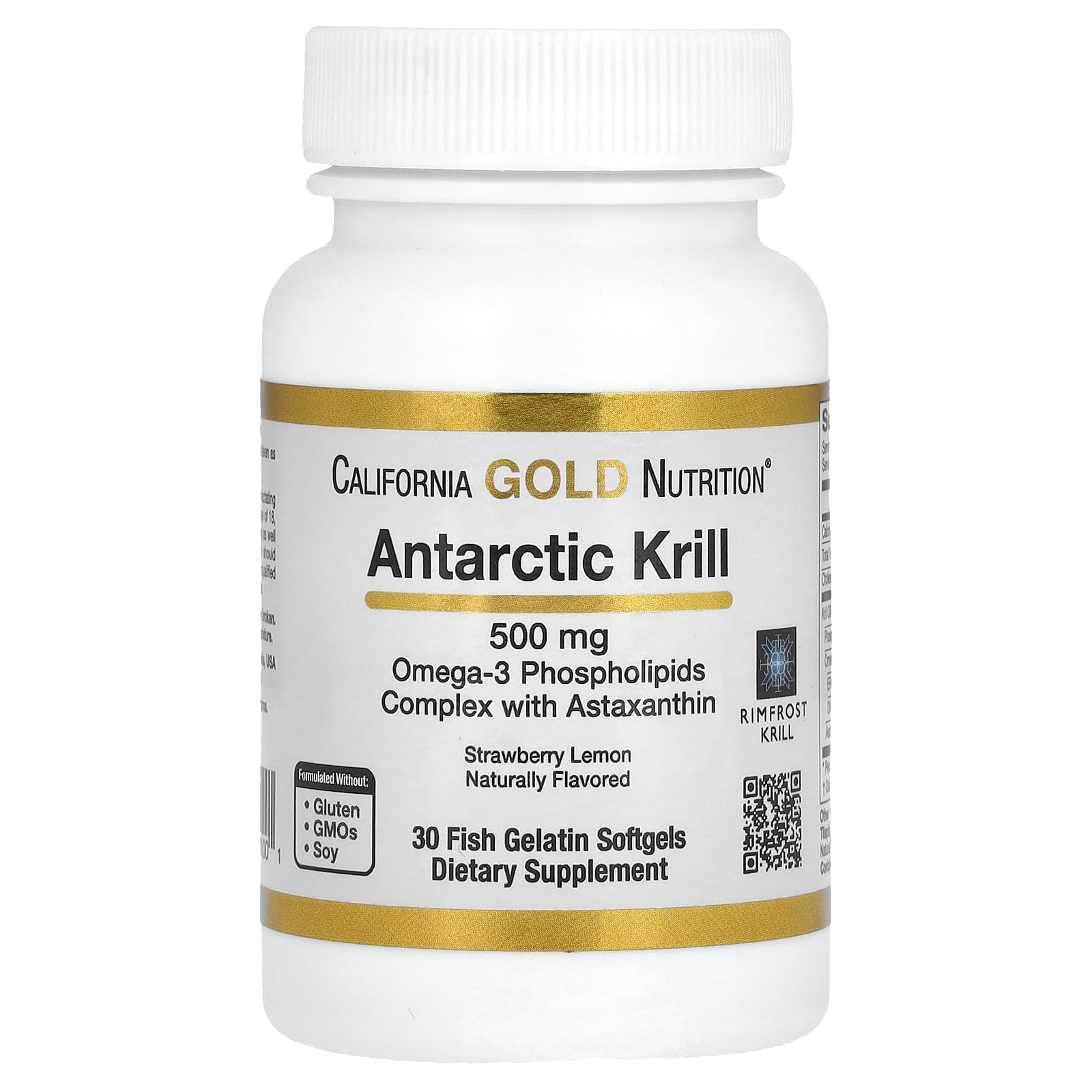 Foto 1 | Suplemento Alimenticio De Aceite De Krill Antártico De California Gold Nutrition  500 Mg - Venta Internacional