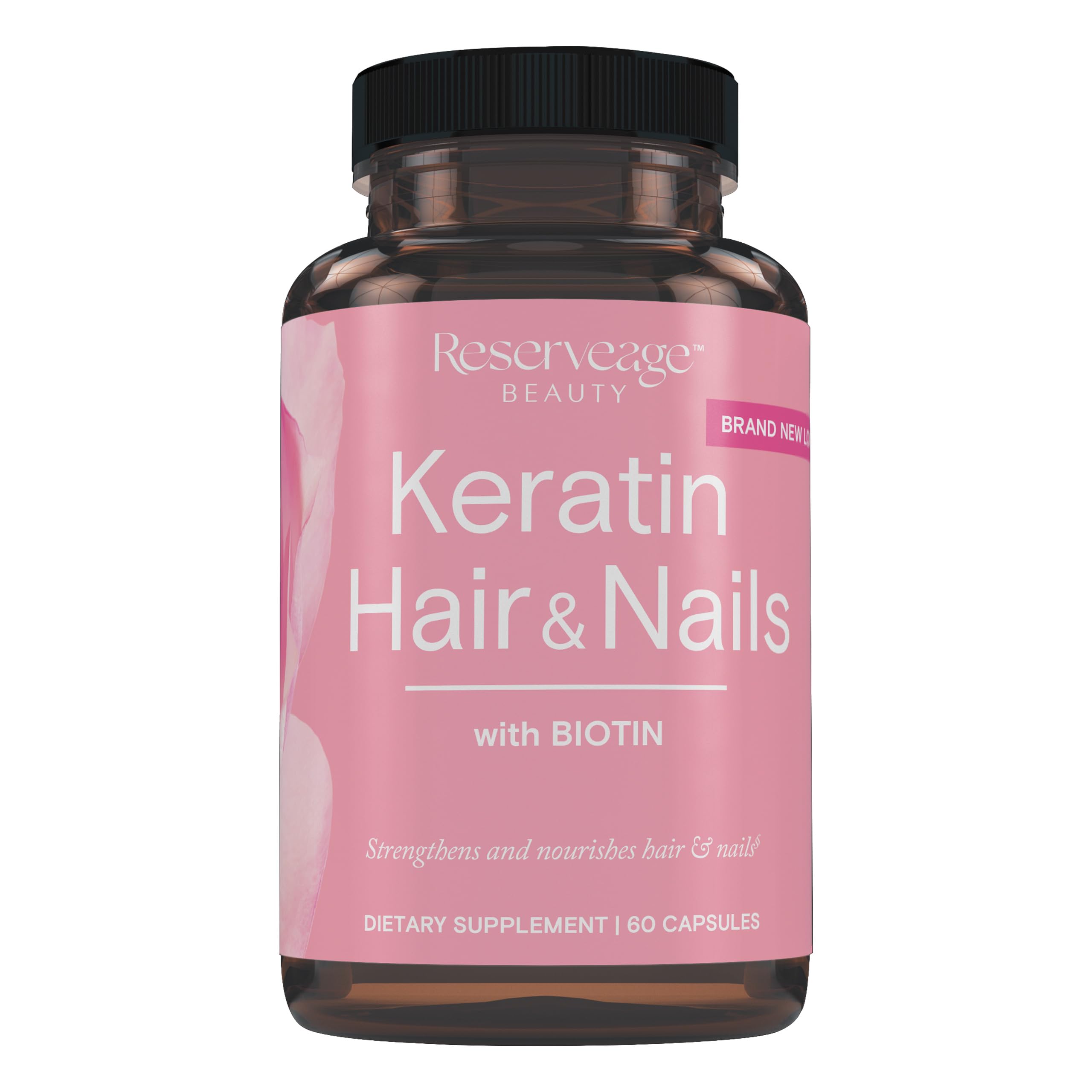 Foto 2 pulgar | Suplemento Regenerador Capilar Reserveage Keratin Con Biotina  60 Cápsulas - Venta Internacional.
