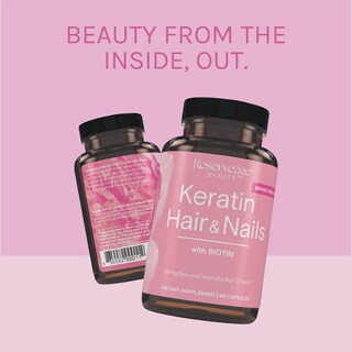 Foto 7 | Suplemento Regenerador Capilar Reserveage Keratin Con Biotina 60 Cápsulas - Venta Internacional.