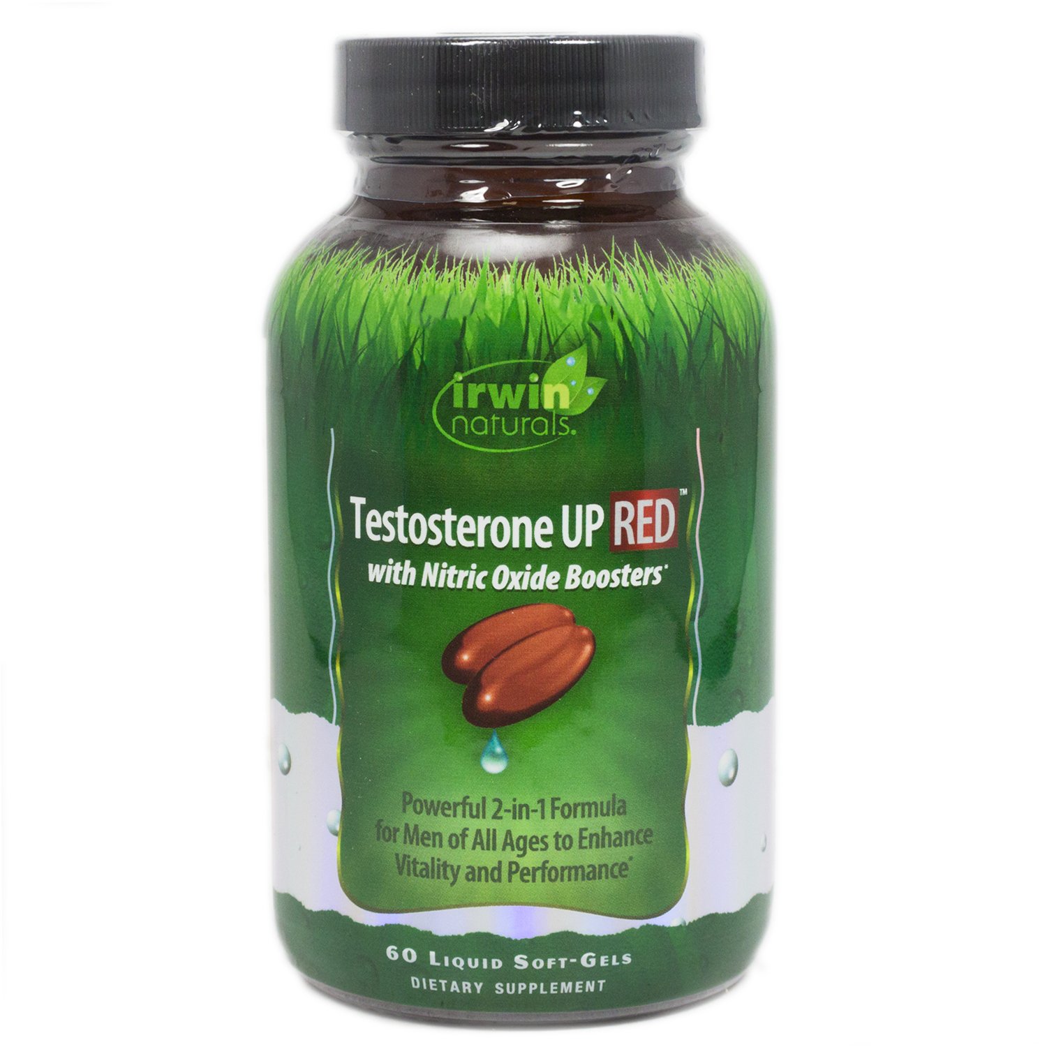 Foto 2 pulgar | Suplemento Testosterone Up Red De 60 Cápsulas Blandas De Irwin Naturals - Venta Internacional.