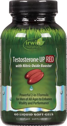 Foto 3 pulgar | Suplemento Testosterone Up Red De 60 Cápsulas Blandas De Irwin Naturals - Venta Internacional.