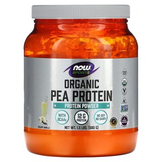 Foto 1 | Proteína En Polvo Now Foods Organic Pea Natural Vainilla 680 G - Venta Internacional.