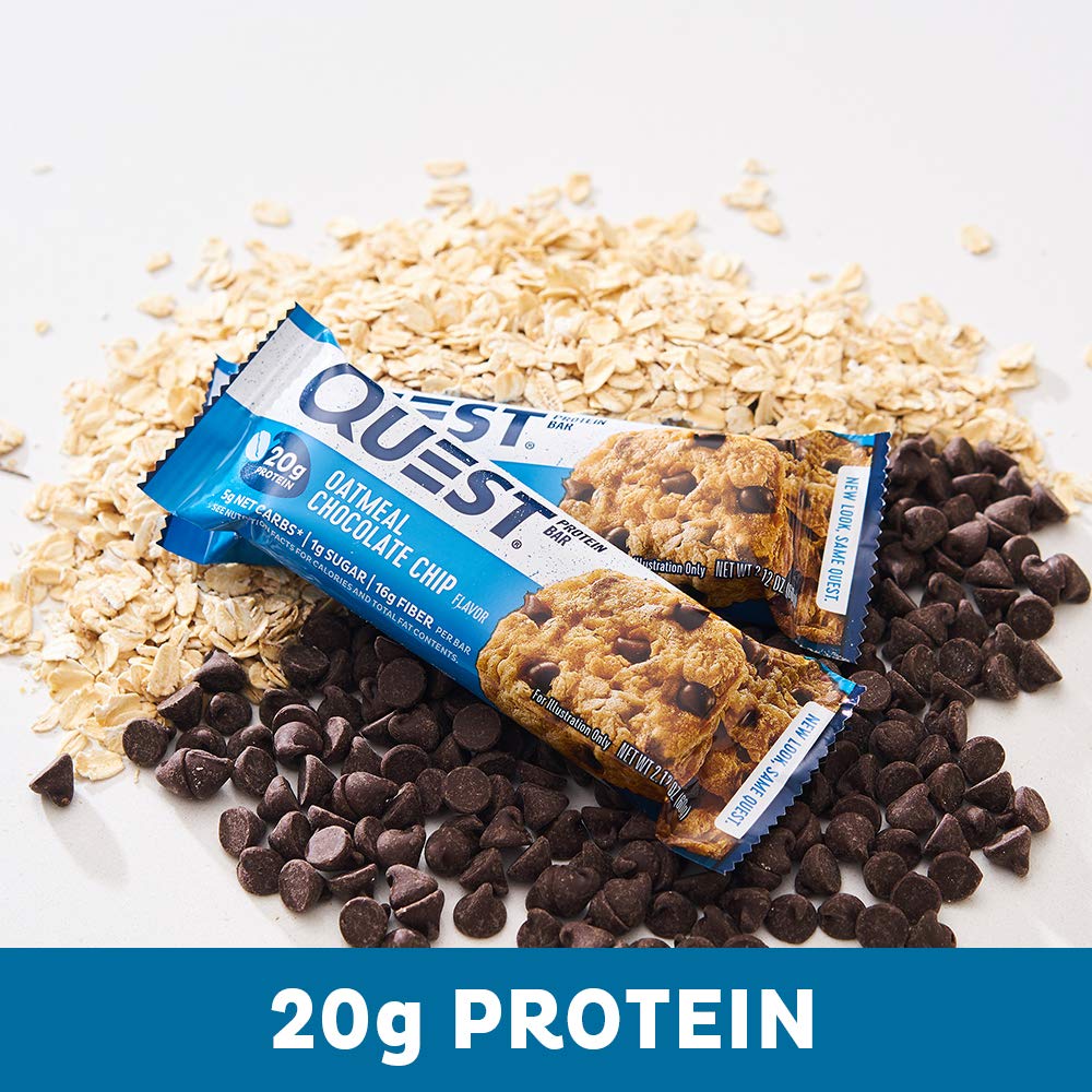 Foto 5 pulgar | Protein Bars Quest Nutrition Con Chispas De Avena Y Chocolate  20 G - Venta Internacional.