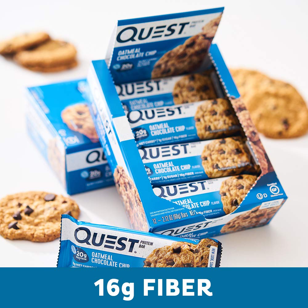 Foto 7 pulgar | Protein Bars Quest Nutrition Con Chispas De Avena Y Chocolate  20 G - Venta Internacional.