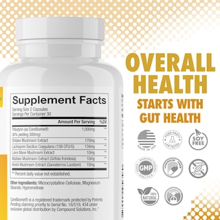 Foto 4 | Suplementos Dr. Emil Nutrition Total Gut Health 60 Cápsulas - Venta Internacional.