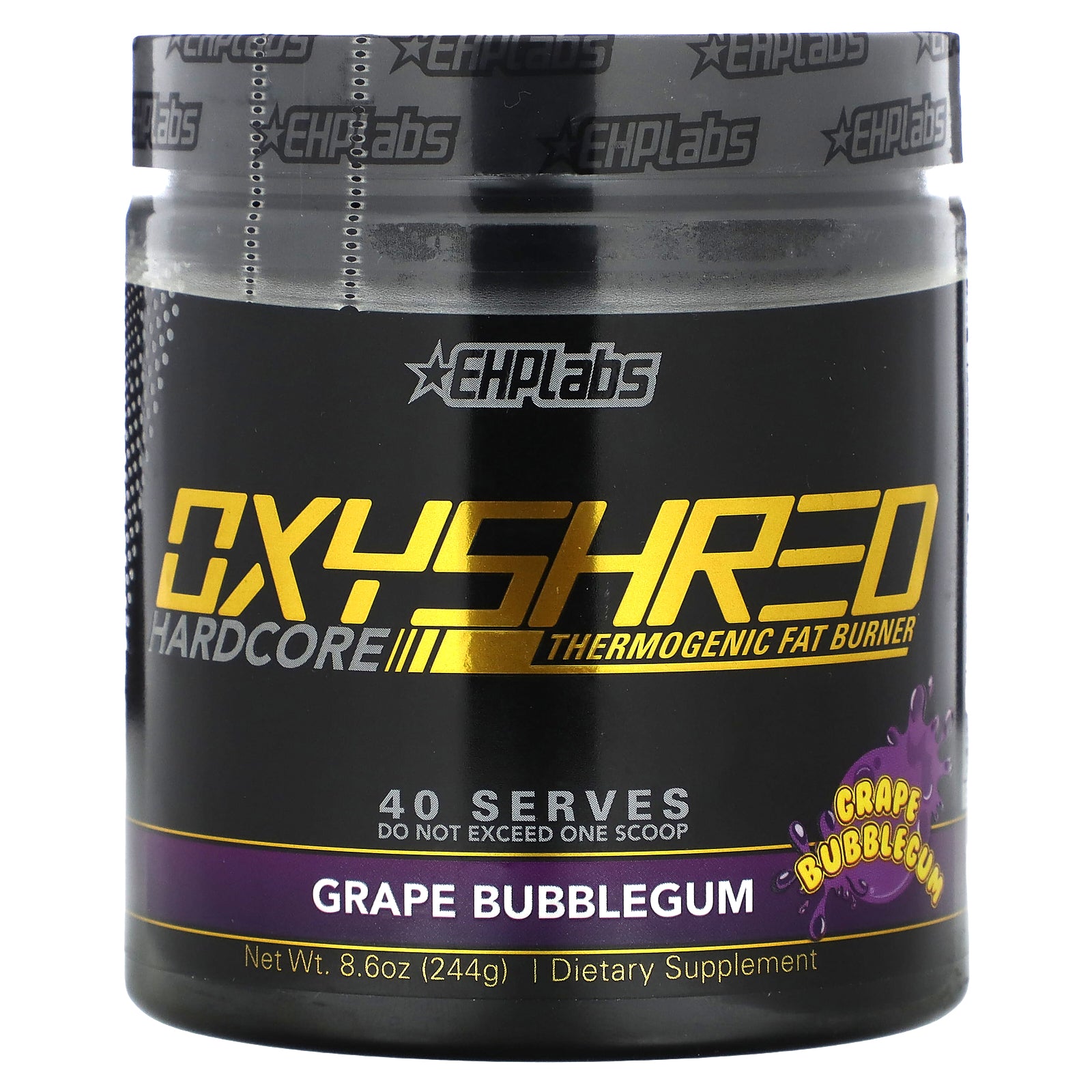 Foto 2 pulgar | Quemador De Grasa Termogénico Ehplabs Oxyshred Hardcore 244 G Uva - Venta Internacional.