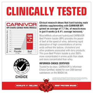 Foto 3 | Ponche Proteico En Polvo Musclemeds Carnivor Beef Fruit Punch 1669 g - Venta Internacional