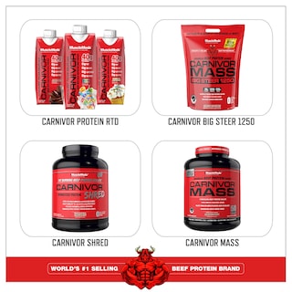Foto 6 | Ponche Proteico En Polvo Musclemeds Carnivor Beef Fruit Punch 1669 g - Venta Internacional