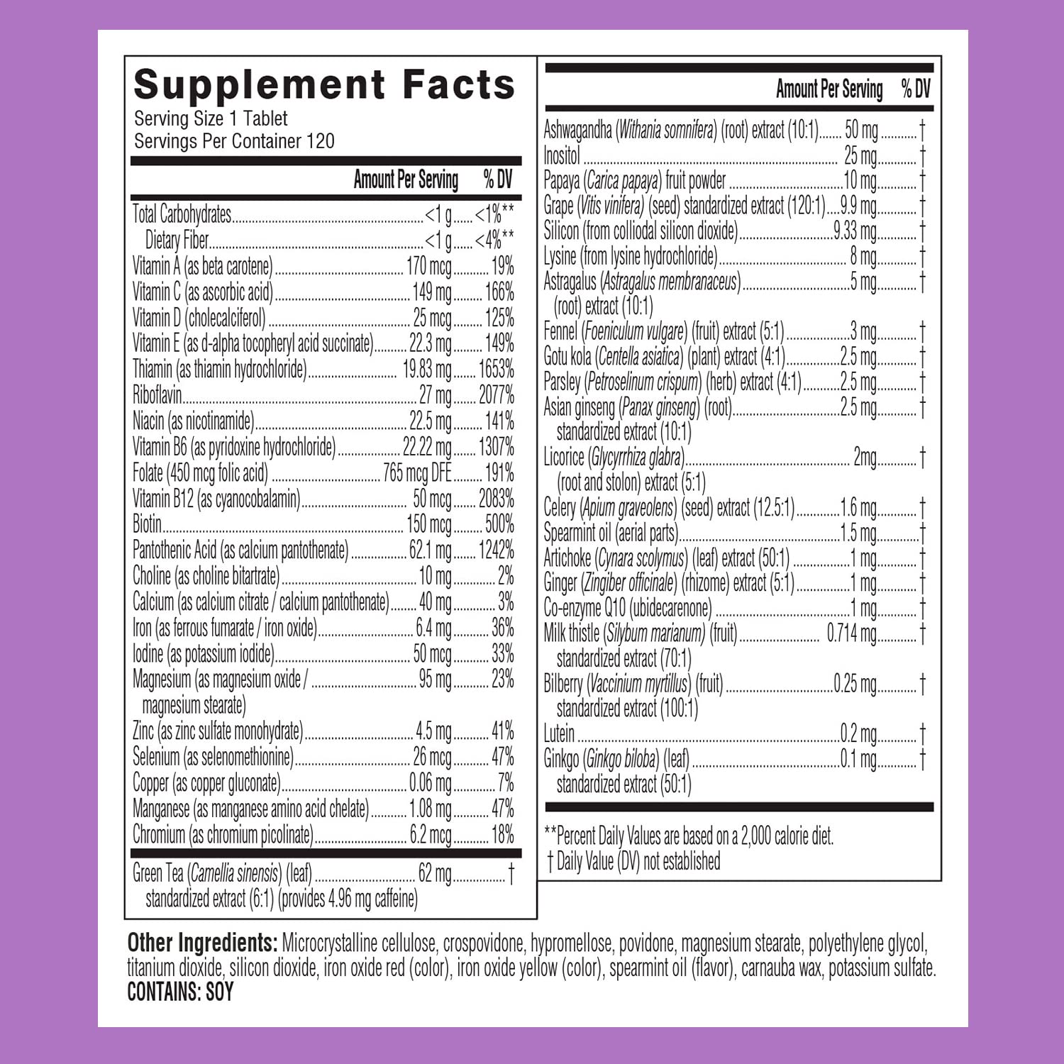 Foto 5 | Suplemento Multivitamínico Swisse Daily Women 120 Comprimidos - Venta Internacional.