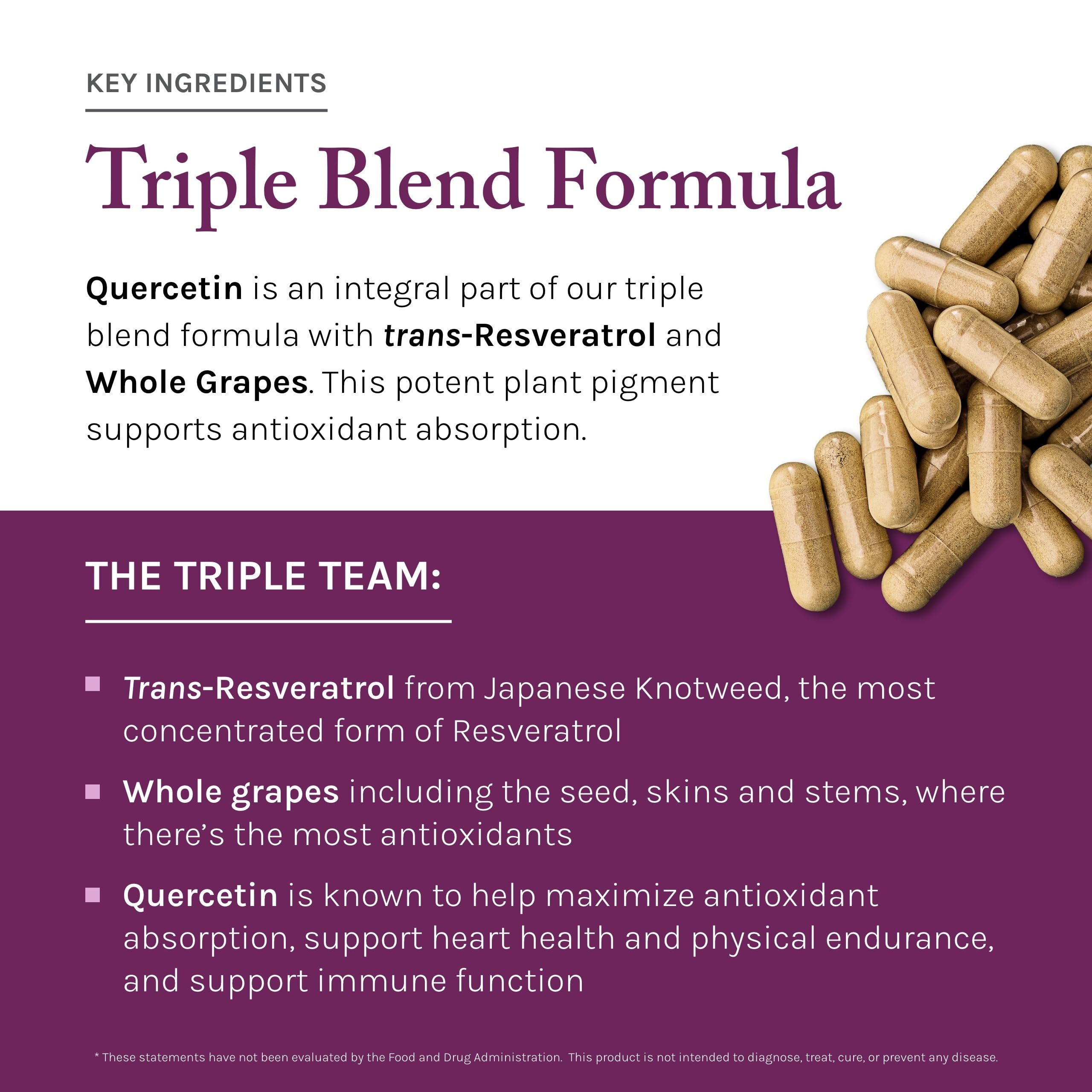 Foto 6 pulgar | Suplemento Reserveage Beauty Resveratrol 100 Mg 30 Cápsulas - Venta Internacional.