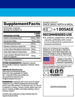 Foto 2 | Suplemento Usn Immune Health 7 En 1 Mega Dosis 60 Cápsulas - Venta Internacional.