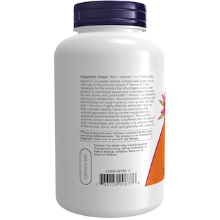 Foto 3 | Supplements Now Foods Vitamina C-500 Ascorbato De Calcio 250 Cápsulas - Venta Internacional.