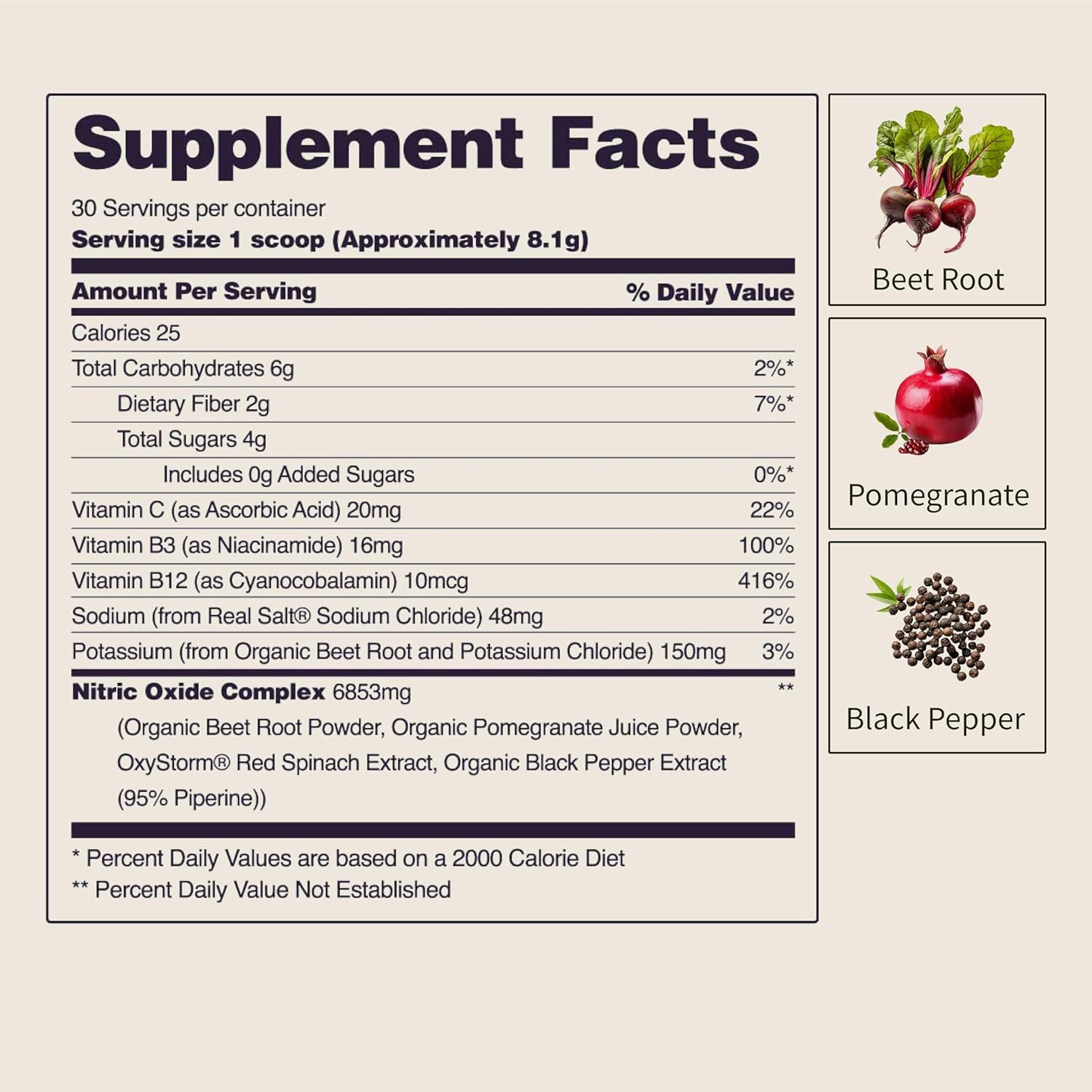 Foto 5 pulgar | Suplemento Snap Supplements Heart Beets Parent New 4 Powder - Venta Internacional.