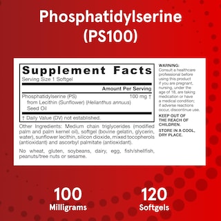 Foto 5 | Suplemento Dietético Jarrow Formulas Ps100 Fosfatidilserina 100 Mg - Venta Internacional.