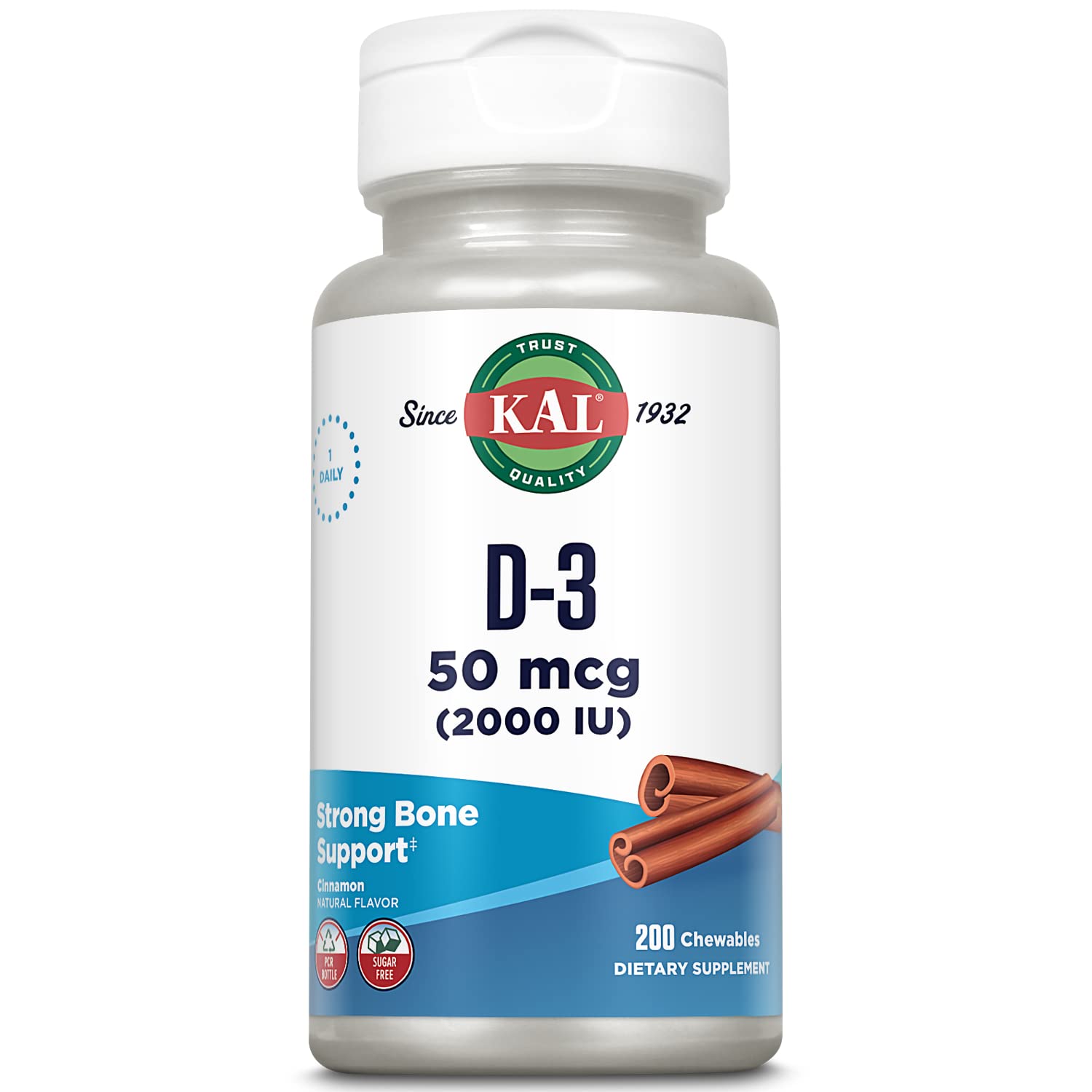 Foto 1 | Vitamina D3 Kal 200 Tabletas-Venta Internacional