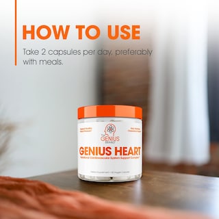 Foto 5 | Suplemento Genius Heart Vegano 60 Capsulas - Venta Internacional