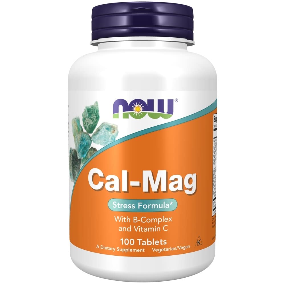Foto 1 | Suplemento Now Foods Cal-Mag Stress Formula 3 Frascos de 100 Tabletas C/U - Venta Internacional