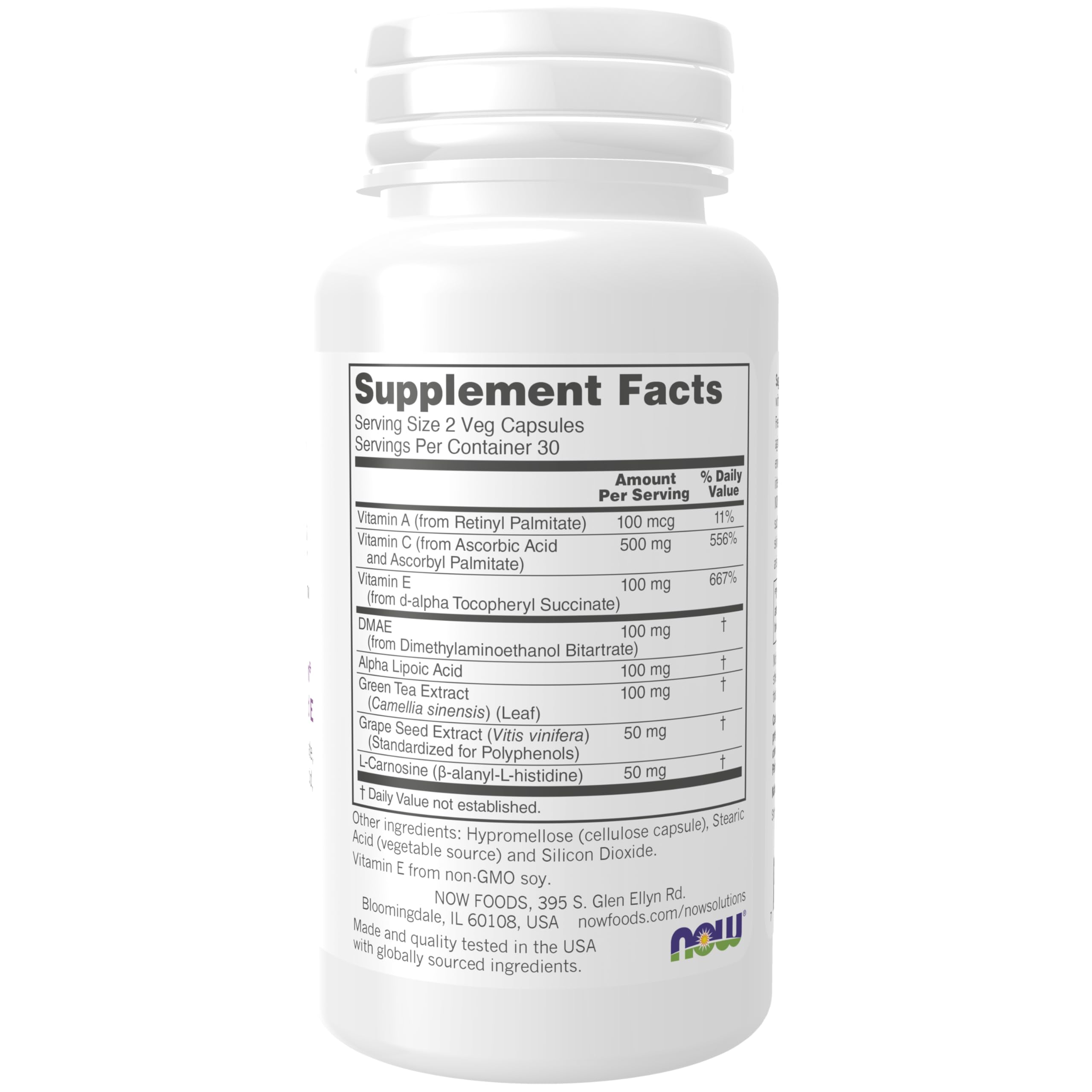 Foto 3 pulgar | Suplemento Wrinkle Rescue Now Foods 60 Cápsulas - Venta Internacional