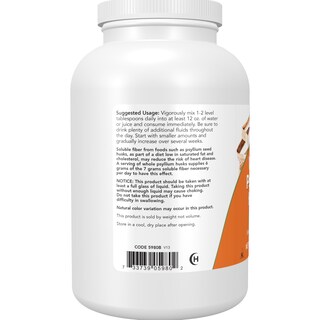 Foto 3 | Cáscaras de Psilio en Gránulos Supplements Now Foods 340 g - Venta Internacional