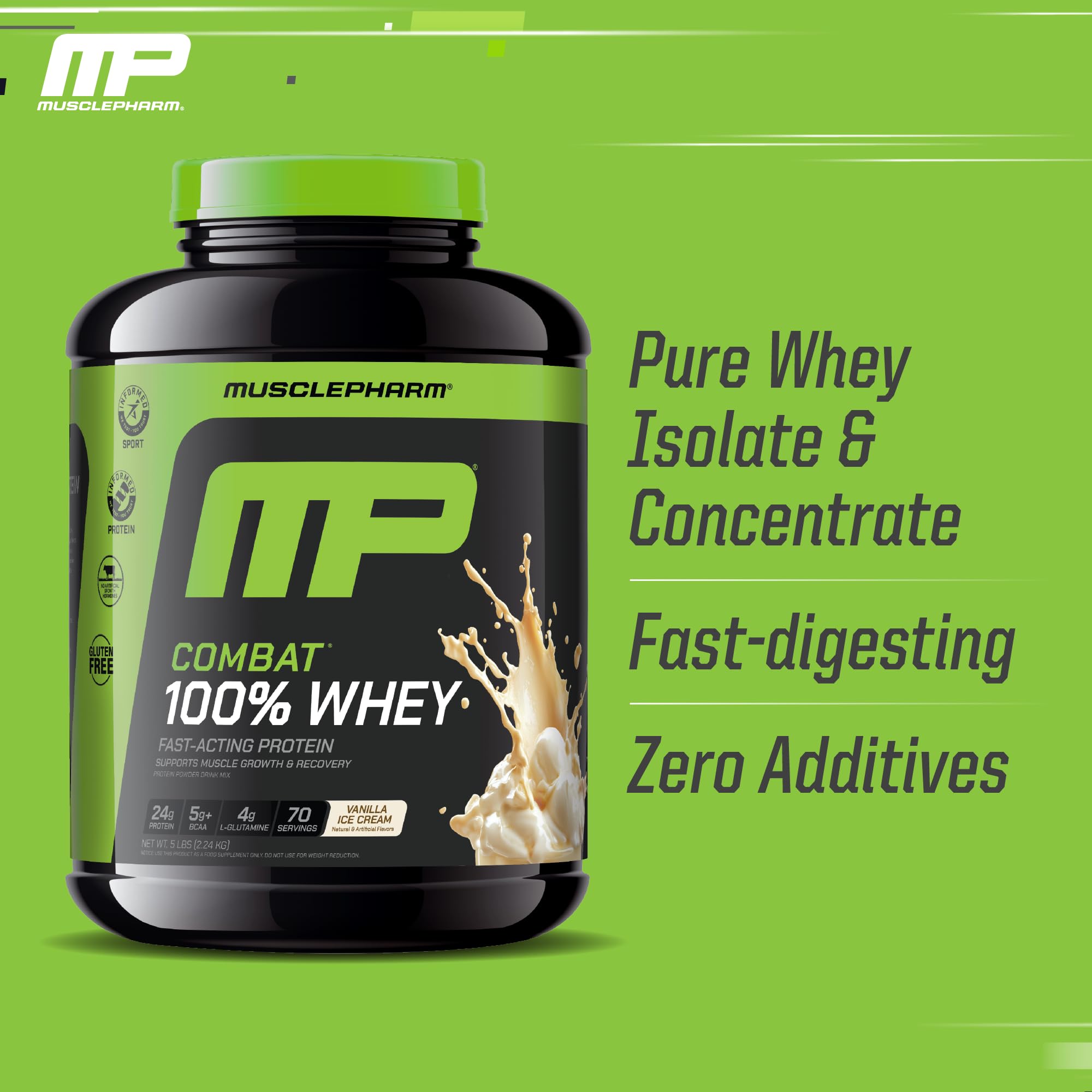 Foto 5 pulgar | Proteína de Suero MusclePharm Vainilla 2.27 Kg - Venta Internacional