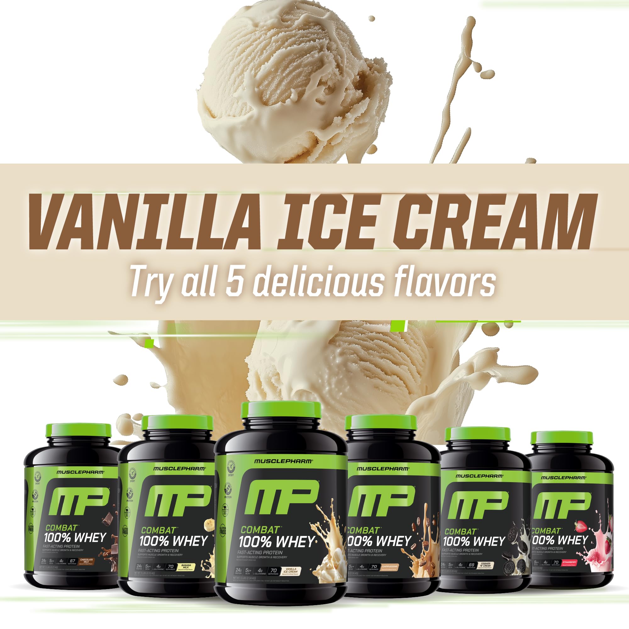Foto 8 pulgar | Proteína de Suero MusclePharm Vainilla 2.27 Kg - Venta Internacional