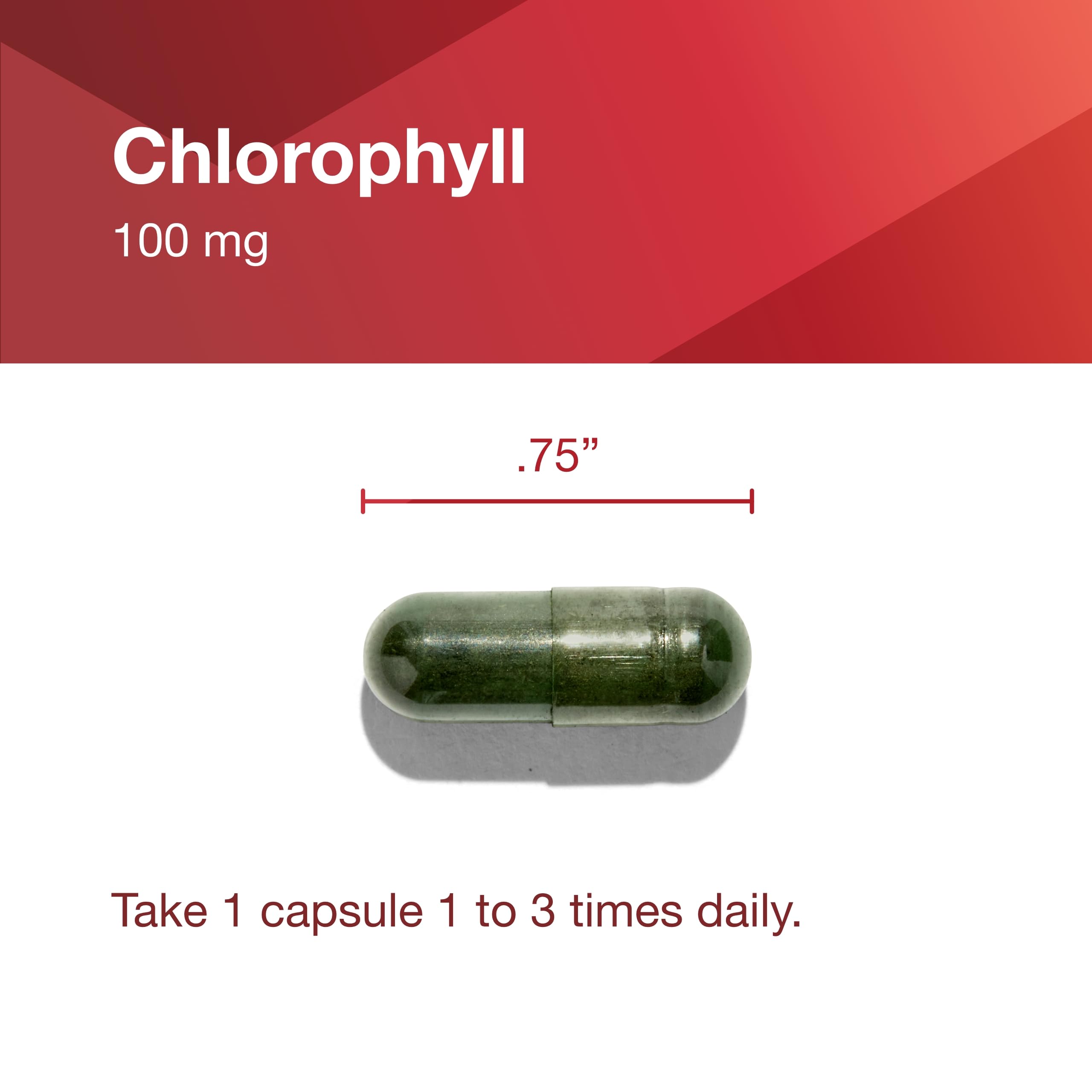 Foto 8 pulgar | Protocolo De Suplemento De Clorofila 100 Mg  90 Cápsulas - Venta Internacional
