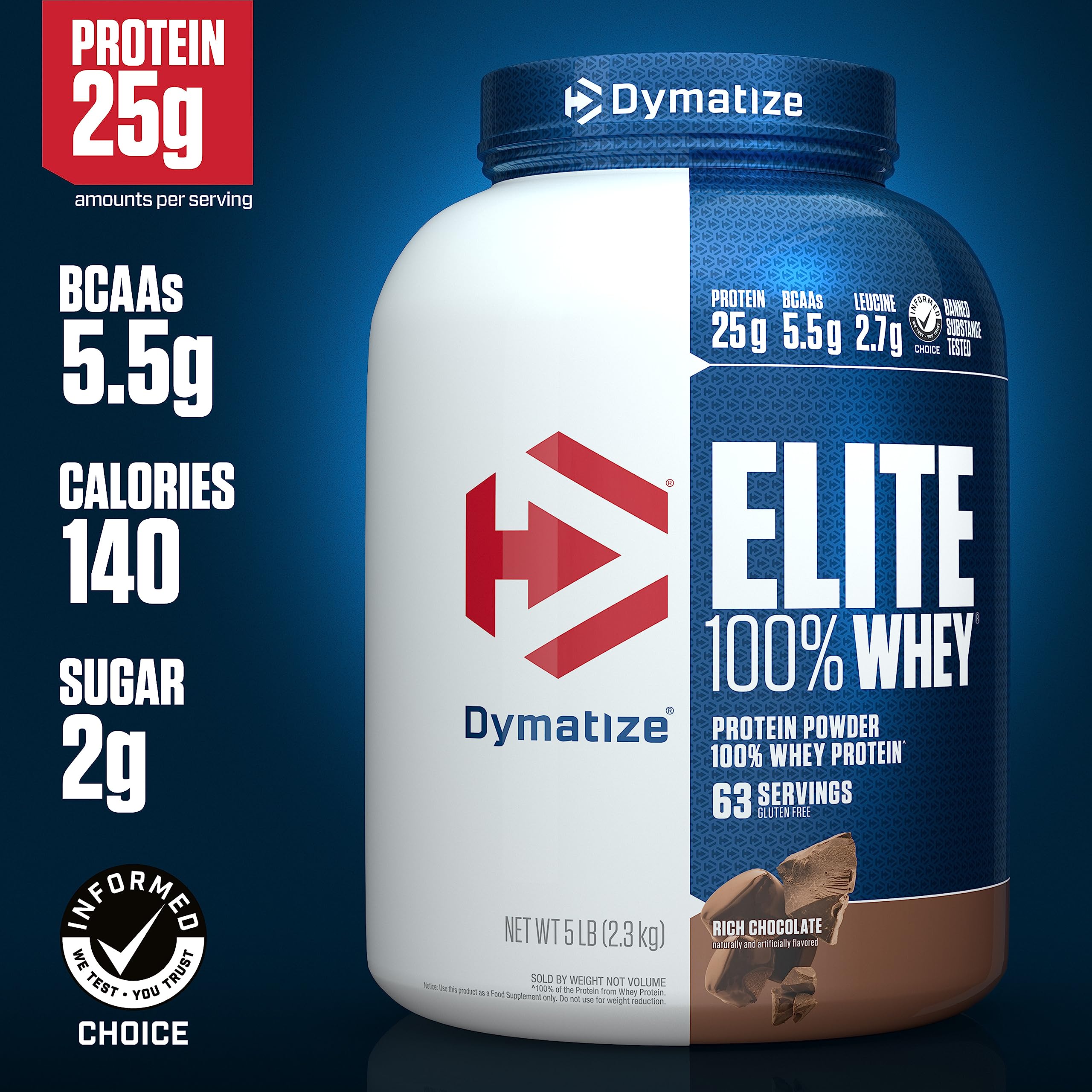 Foto 2 | Proteína De Suero De Leche Dymatize 2.3 kg-Venta Internacional