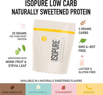 Foto 2 | Proteína en Polvo Isopure Sabor Vainilla 25 g - Venta Internacional